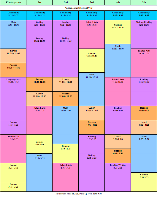 school-schedules-forest-ridge-elementary-school